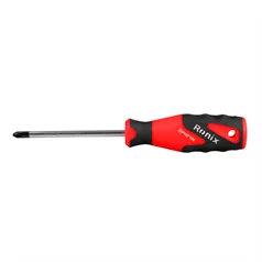 پیچ گوشتی چهارسو دسته TPR سایز 6x100 میلی متر کد RH-2866 برند رونیکس