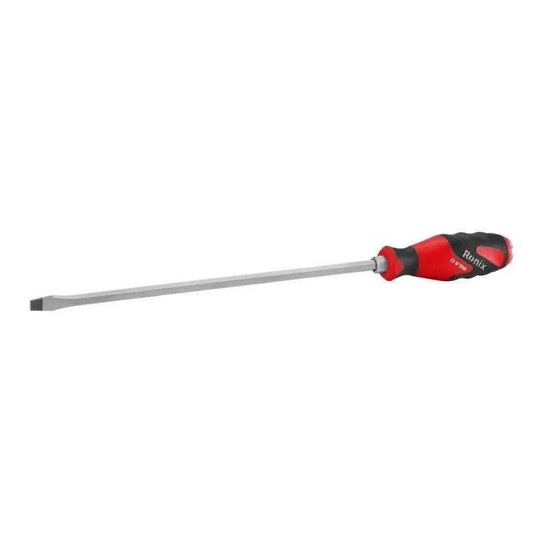 پیچ گوشتی تکی دسته TPR ضربه خور 300×8 دوسو RH-2989 برند رونیکس