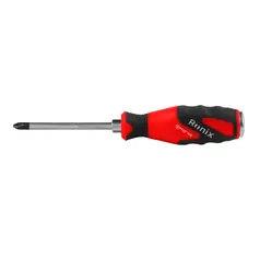 پیچ گوشتی دسته TPRضربه خور 2x100 میلی متری چهار سو کد RH-2970 برند رونیکس